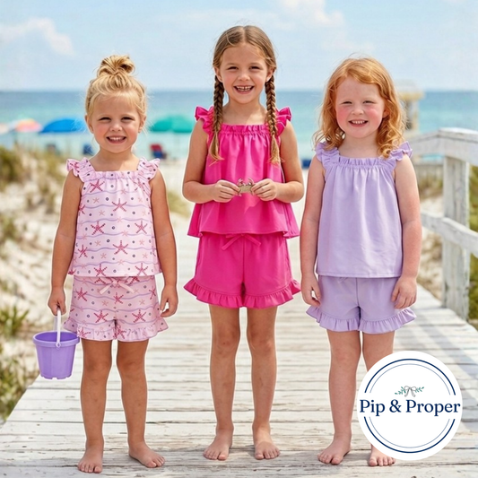 Frill & Flutter Sets - Pink