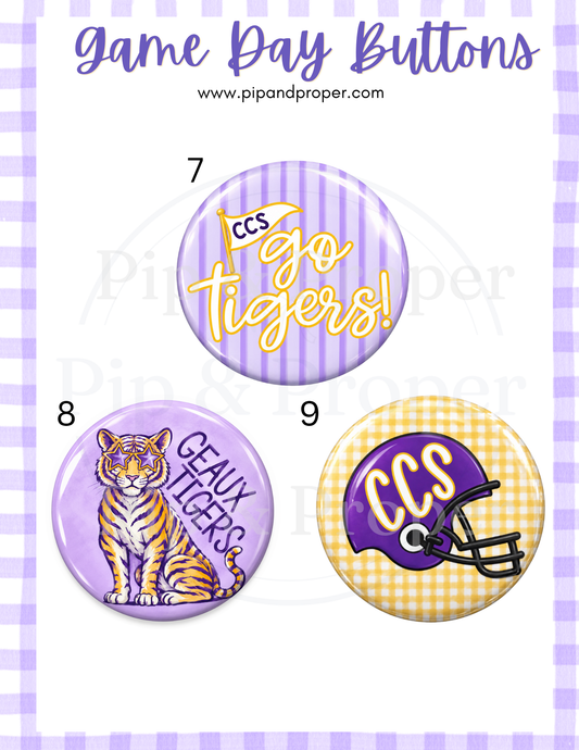 Game Day Buttons -  CCS