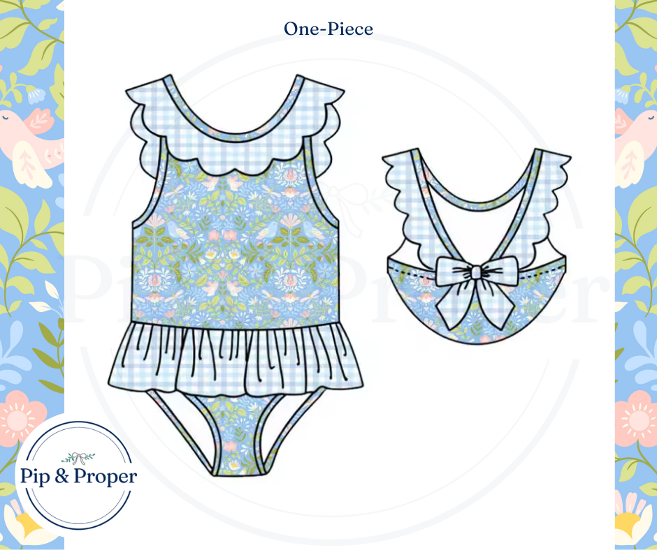Songbirds Swim - One-Piece