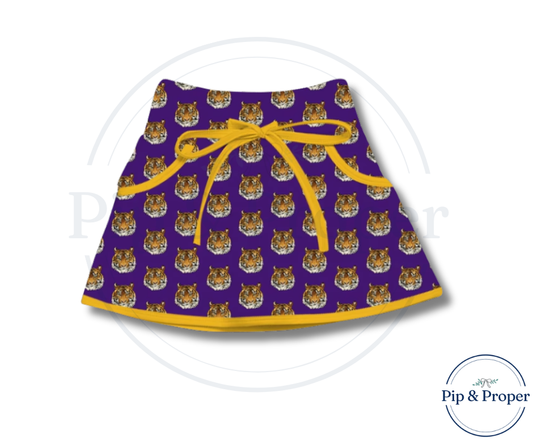 Tiger Face Skort - Purple RTS